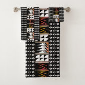 Southwest Feather Blessings in Citrus Bad Handdoek (Insitu)