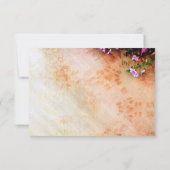 Southwest-geïnspireerde bruiloft & repetitie RSVP (Achterkant)