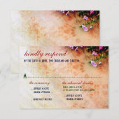 Southwest-geïnspireerde bruiloft & repetitie RSVP (Voorkant / Achterkant)