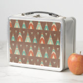 Southwest Geo Step | Blauwgroen theepatroon (In situ)