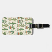 Southwest Geo Step | Cactus Pattern Bagagelabel (Voorkant horizontaal)