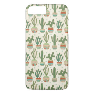 Southwest Geo Step   Cactus Pattern iPhone 8 Plus / 7 Plus Hoesje