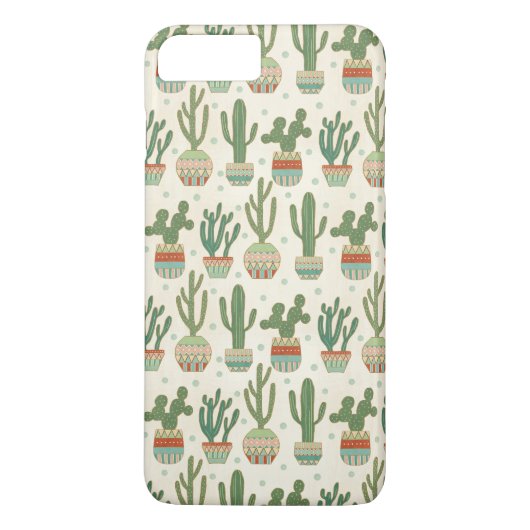Southwest Geo Step | Cactus Pattern Case-Mate iPhone Case (Achterkant)