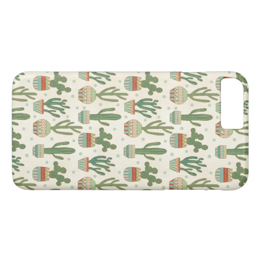 Southwest Geo Step | Cactus Pattern Case-Mate iPhone Case (Achterkant (Horizontaal))