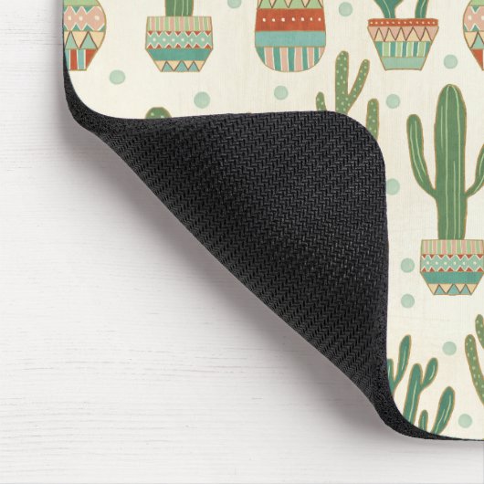 Southwest Geo Step | Cactus Pattern Muismat (Hoek)