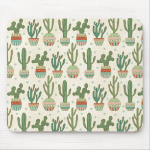 Southwest Geo Step Cactus Pattern Muismat