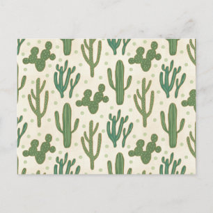 Southwest Geo Step   Duurzame Cactus Patroon Briefkaart