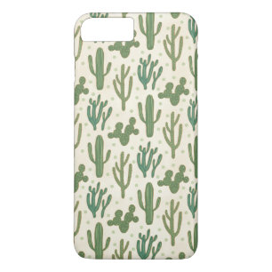 Southwest Geo Step   Duurzame Cactus Patroon iPhone 8 Plus / 7 Plus Hoesje