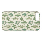 Southwest Geo Step | Duurzame Cactus Patroon Case-Mate iPhone Case (Achterkant (Horizontaal))