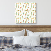Southwest Geo Step | Geometrisch verlooppatroon Canvas Afdruk (Insitu (Slaapkamer))