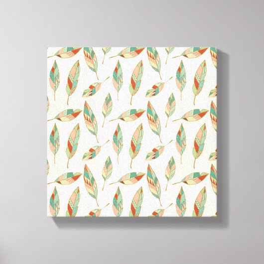 Southwest Geo Step | Geometrisch verlooppatroon Canvas Afdruk (Voorkant)