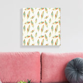 Southwest Geo Step | Geometrisch verlooppatroon Canvas Afdruk (Insitu (Woonkamer))