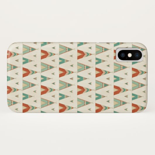 Southwest Geo Step | Geometrische theepatroon Case-Mate iPhone Case (Achterkant (horizontaal))