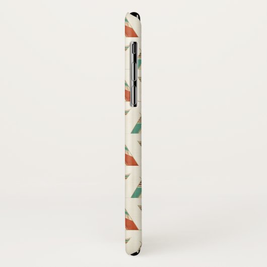 Southwest Geo Step | Geometrische theepatroon Case-Mate iPhone Case (Achterkant/links)