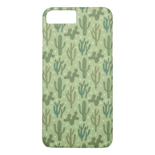 Southwest Geo Step | Groen cactus-patroon Case-Mate iPhone Case (Achterkant)