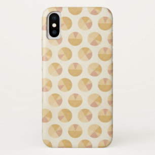 Southwest Geo Step Oranje cirkelpatroon iPhone X Hoesje