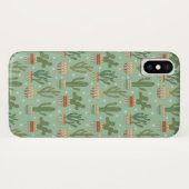 Southwest Geo Step | Potted Cactus Pattern Case-Mate iPhone Case (Achterkant (horizontaal))