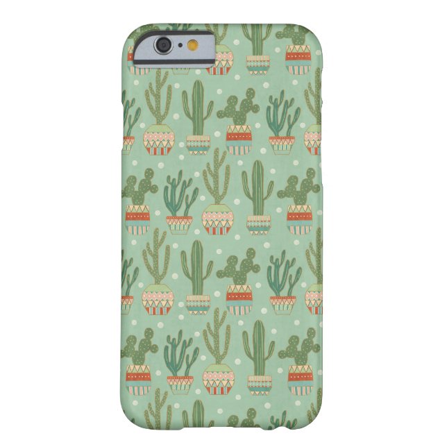 Southwest Geo Step | Potted Cactus Pattern Case-Mate iPhone Case (Achterkant)
