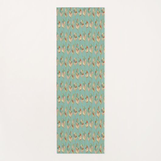 Southwest Geo Step | Waterverf Vuurpatroon Yogamat (Voorkant)