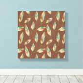 Southwest Geo Step | Zuidwestventilatie Canvas Afdruk (Insitu (Houten vloer))