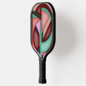 Southwest Geometric Symphony Midecentury Abstract Pickleball Paddle (Links)