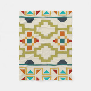 Southwest Geometry I Fleece Deken