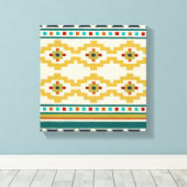 Southwest Geometry III Canvas Afdruk (Insitu (Houten vloer))