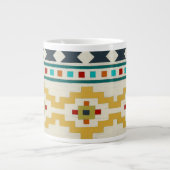 Southwest Geometry III Extra Grote Beker (Voorkant)