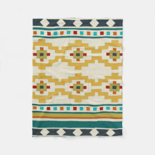Southwest Geometry III Fleece Deken
