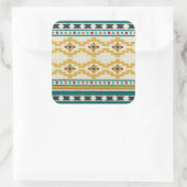 Southwest Geometry III Vierkante Sticker (Tas)