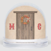 Southwest Holiday Chile Wreath Door Personalized (Arrière)