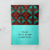 Southwest Horse Holiday Card Feestdagen Kaart (Binnen)