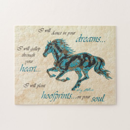 Southwest Horse Jigzaag Puzzle Legpuzzel (Horizontaal)