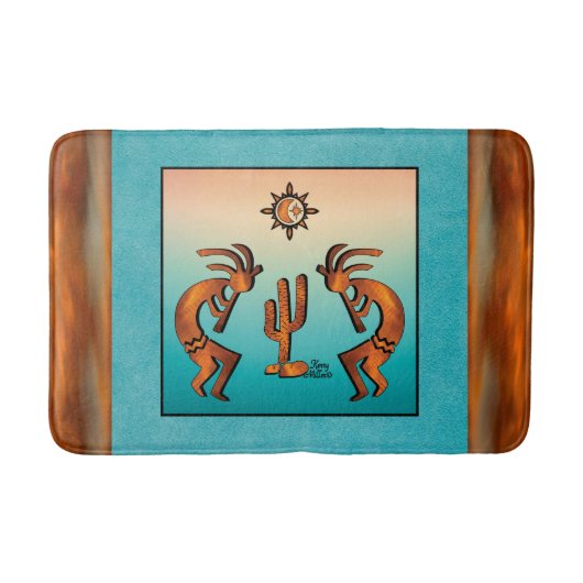 Southwest Kokopelli Bath Mat (Voorkant)
