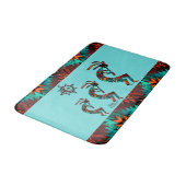 Southwest Kokopelli Bath Mat (Gekanteld)