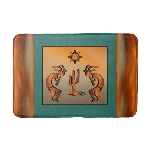 Southwest Kokopelli Bath Mat (Voorkant)