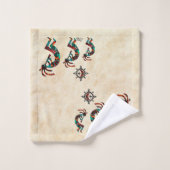 Southwest Kokopelli Bath Towel Set Bad Handdoek (Wasdoekje)
