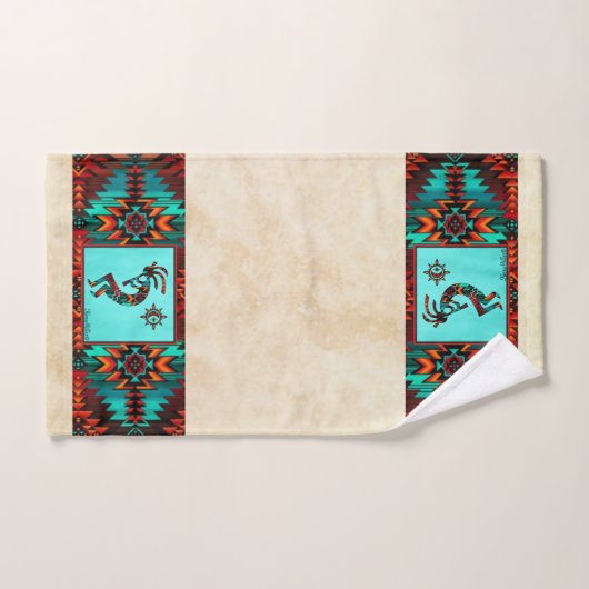 Southwest Kokopelli Bath Towel Set Bad Handdoek (Handdoek)
