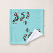Southwest Kokopelli Bath Towel Set Bad Handdoek (Wasdoekje)
