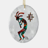 Southwest Kokopelli Ceramic Ornament (Rechts)