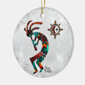 Southwest Kokopelli Ceramic Ornament (Links)
