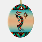 Southwest Kokopelli Ceramic Ornament (Rechts)
