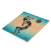 Southwest Kokopelli CERAMIC TILE Tegeltje (Zijkant)