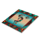 Southwest Kokopelli CERAMIC TILE Tegeltje (Zijkant)