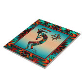 Southwest Kokopelli CERAMIC TILE Tegeltje (Zijkant)