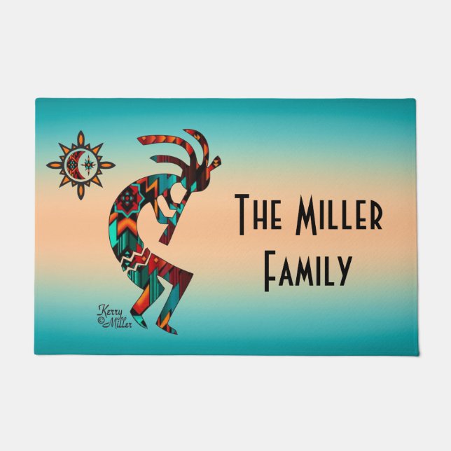Southwest Kokopelli Doormat Deurmat (Voorkant)