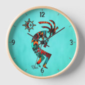 Southwest Kokopelli en Sun Clock (Voorkant)
