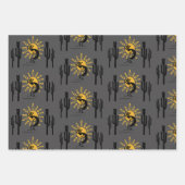 Southwest Kokopelli Golden Sun Inpakpapier Vel (Voorkant 3)