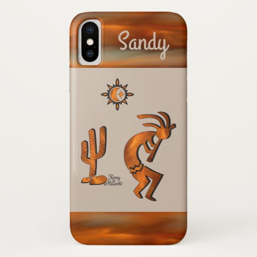 Southwest Kokopelli Hoesje-Mate iPhone Case (Achterkant)