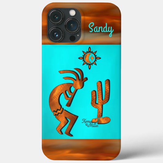 Southwest Kokopelli iPhone Case (Achterkant)